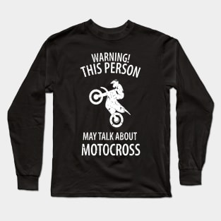 Motocross Biker Freestyle Stunt Long Sleeve T-Shirt